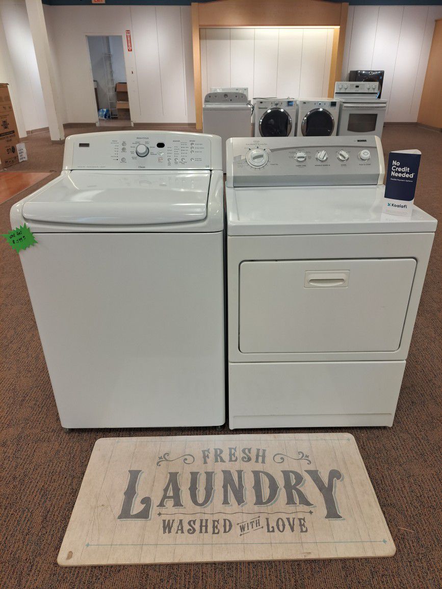 Kenmore Elite Heavy Duty Super Capacity Washer And Gas Dryer Set Nice And Clean Financing Available 