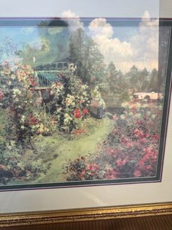 Framed “The Greenhouse” Garden Print