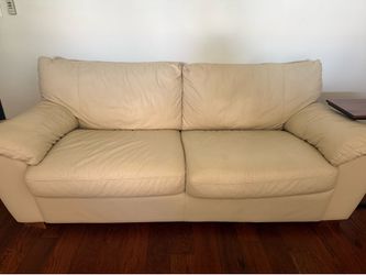 Leather Sleeper Sofa