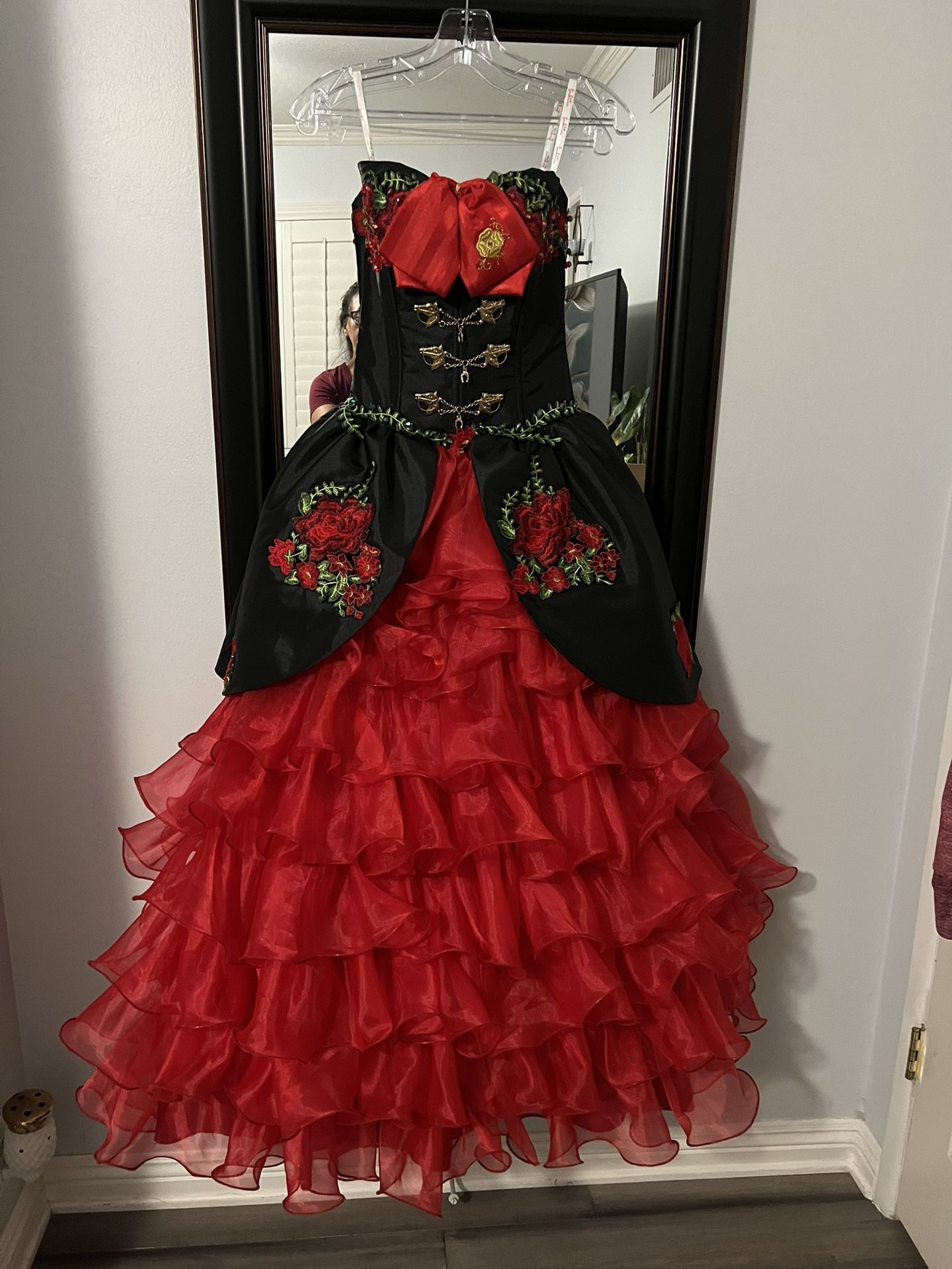 Charro Style Quinceañera/Sweet Sixteen Dress