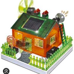WeGetDone Kid Genio Build Your Own Solar Eco Home Kit for Science Project - Craft for Kids Toys for 8+