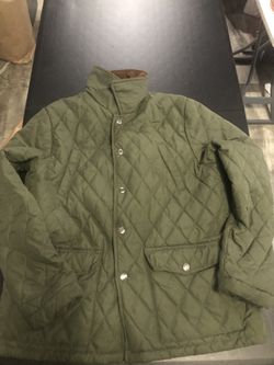 Boys Quilted Coat Sz 14