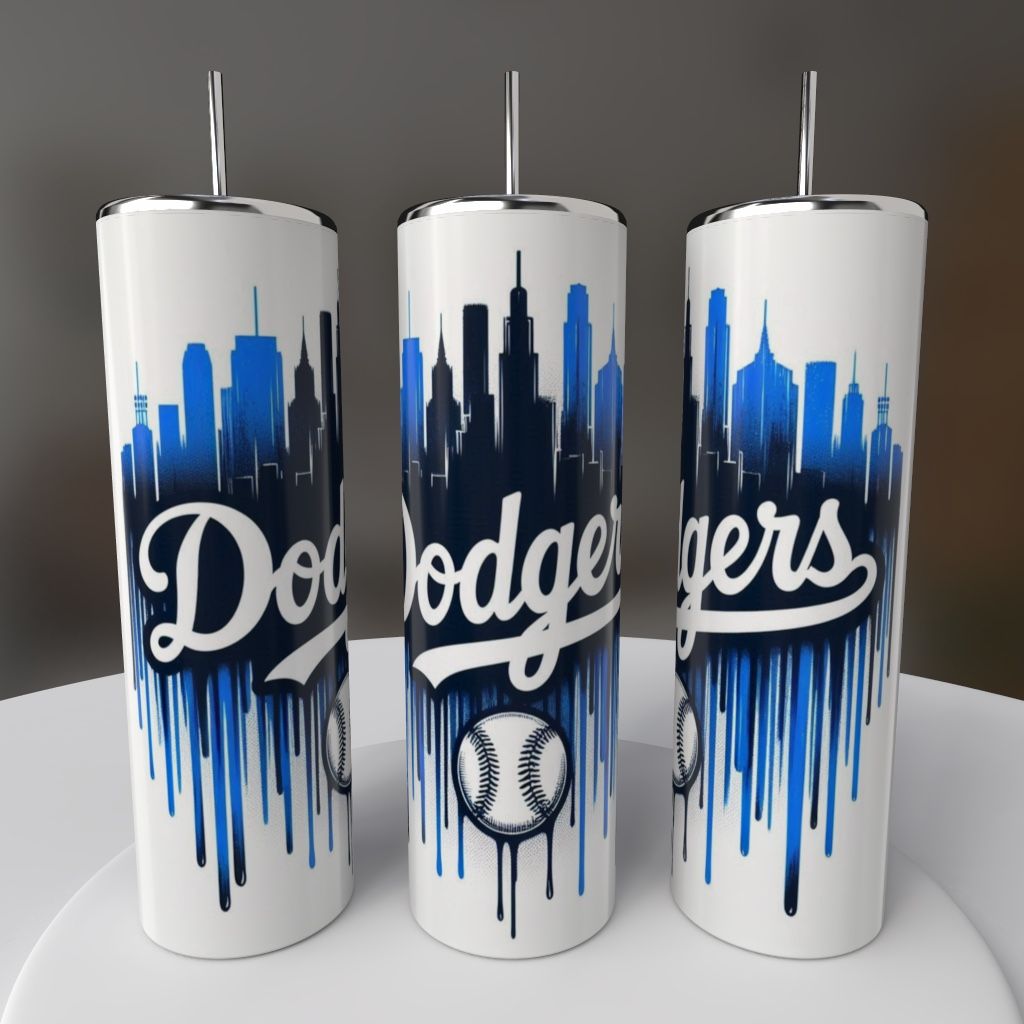 Los Angeles Dodgers Baseball Tumbler