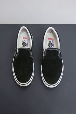 Vans Skate Slip-On (Black/White) with PopCush - Size 10.5