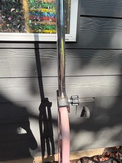 Pink gymnastics bar