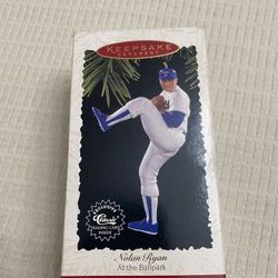Nolan Ryan Hallmark Christmas Ornament