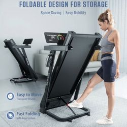 Black Modern Treadmill in Like-New Conditon (Only Used a Few Times)