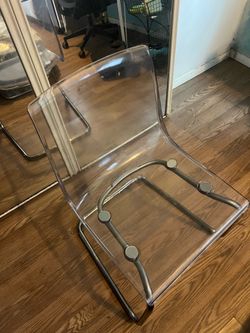 IKEA clear chair