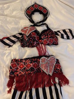 Queen Of Hearts / Pirate Sexy Belly Dance Halloween Costume