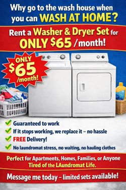 $65 Washer And Dryer