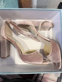 Blush Pink Heels Size 8.5
