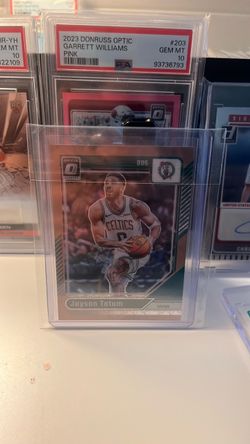2024-25 Donruss Optic Jayson Tatum #70 Bronze Velocity Prizm — 104/125.