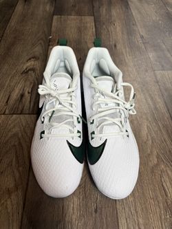 Nike Vapor Edge Speed 360 2 White Green Football Cleats FQ4045-101 Men's Size 13