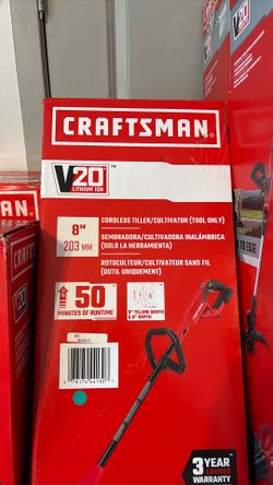 Craftsman 8” Cordless tiller/cultivator (tool only)