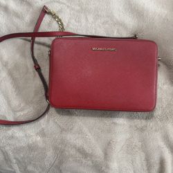 Michael Kors Red Purse 