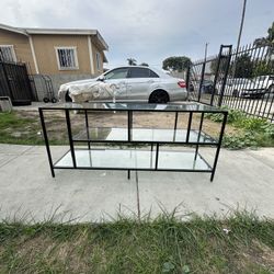 Glass Tv Stand 