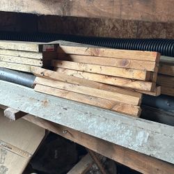 Wood And Pipe Scraps/ Leftovers 