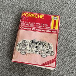 Porsche 911 2.0 Thru 3.2 Coupe And Targa Repair Manual