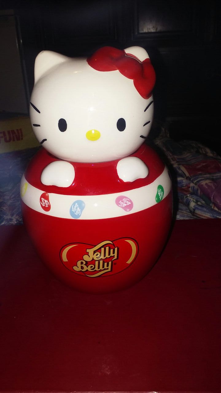 Hello kitty jelly belly bean jar