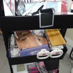 Lash Cart With Supplies 