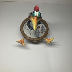 Exhart Black And Yellow Nerdy Bird Chicken 