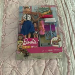 Barbie Music Teacher, Violin, Piano, Doll