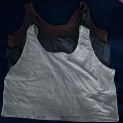 3 cropped tanks 