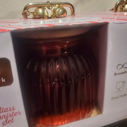 Atelier Living 3 Pack Glass Canister Set