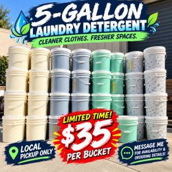 Laundry Detergent Fabric Softener- 5 Gallon