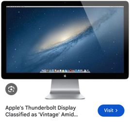 Mac Thunderbolt Monitor