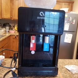 Avalon Premium Hot/Cold Top Loading Countertop Water Cooler Dispenser With Child Safety Lock.