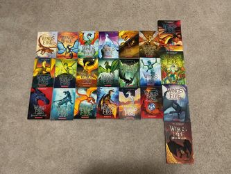 Wings of fire books full series in great condition plus 2 spin offs