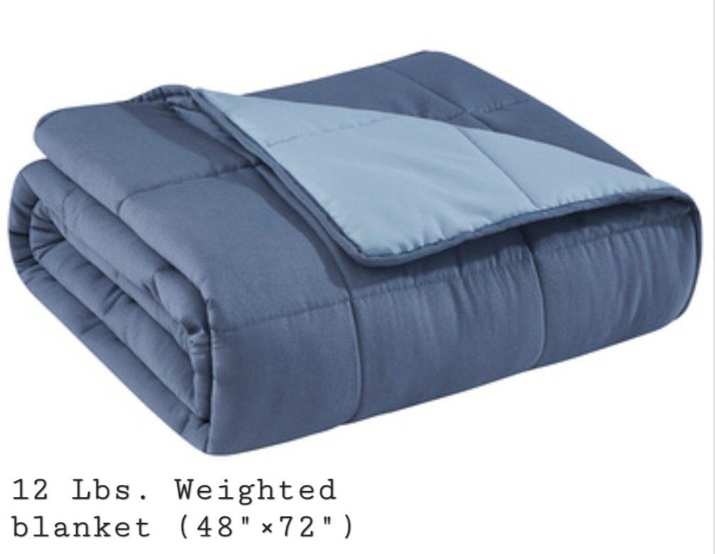 NEW! 12 LBS. Weighted Blanket (48"×72")Full 