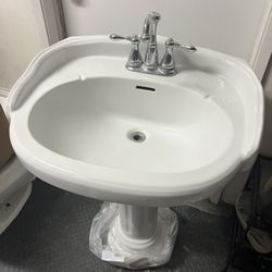 Free Pedestal Sink
