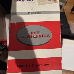 Roy Campanella Salvino Statue Autographed 