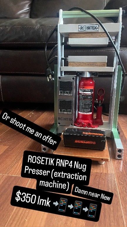 ROSETIK RNP4 4tone Rosin Presser ( Cannabis Extraction Machine )