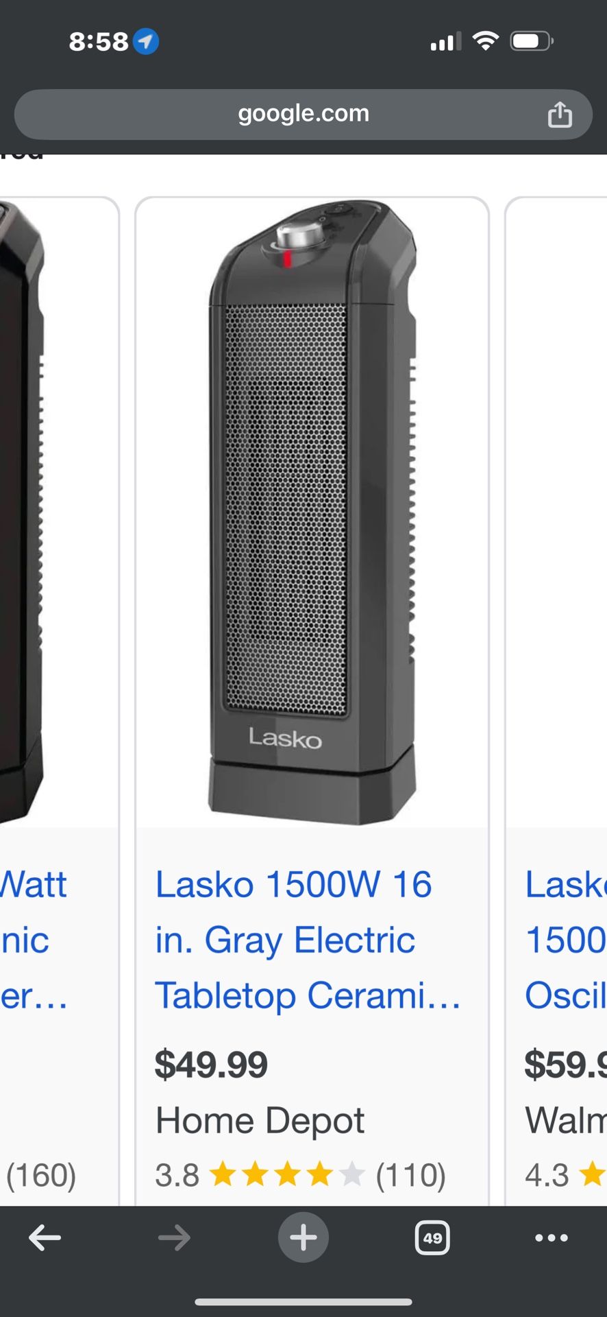Lasko Electric Heater
