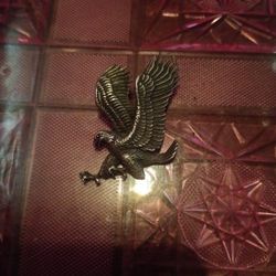 Vintage 925 Sterling Silver 🦅 Eagle Pendant For Sale.