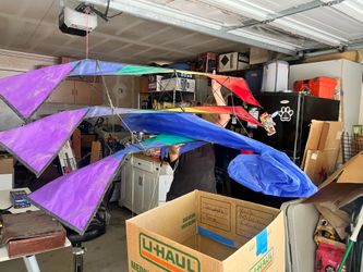 Flying airplane kite
