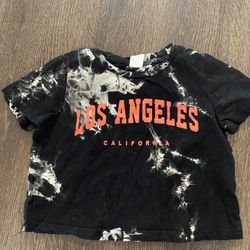 Girls Black Los Angeles Shirt Size 2t By SHEIN #12
