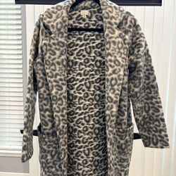Cheetah Print Coat
