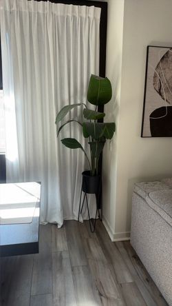 Fake houseplant and stand