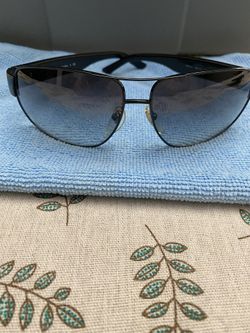 Prada Black Frame SPR 61 L Gray Gradient Lenses
