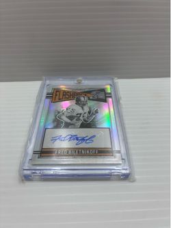 Raiders autographed card