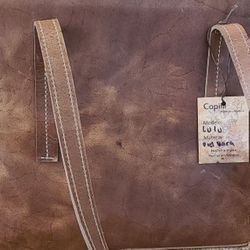 Authentic Leather Purse ( Lulu) Brown
