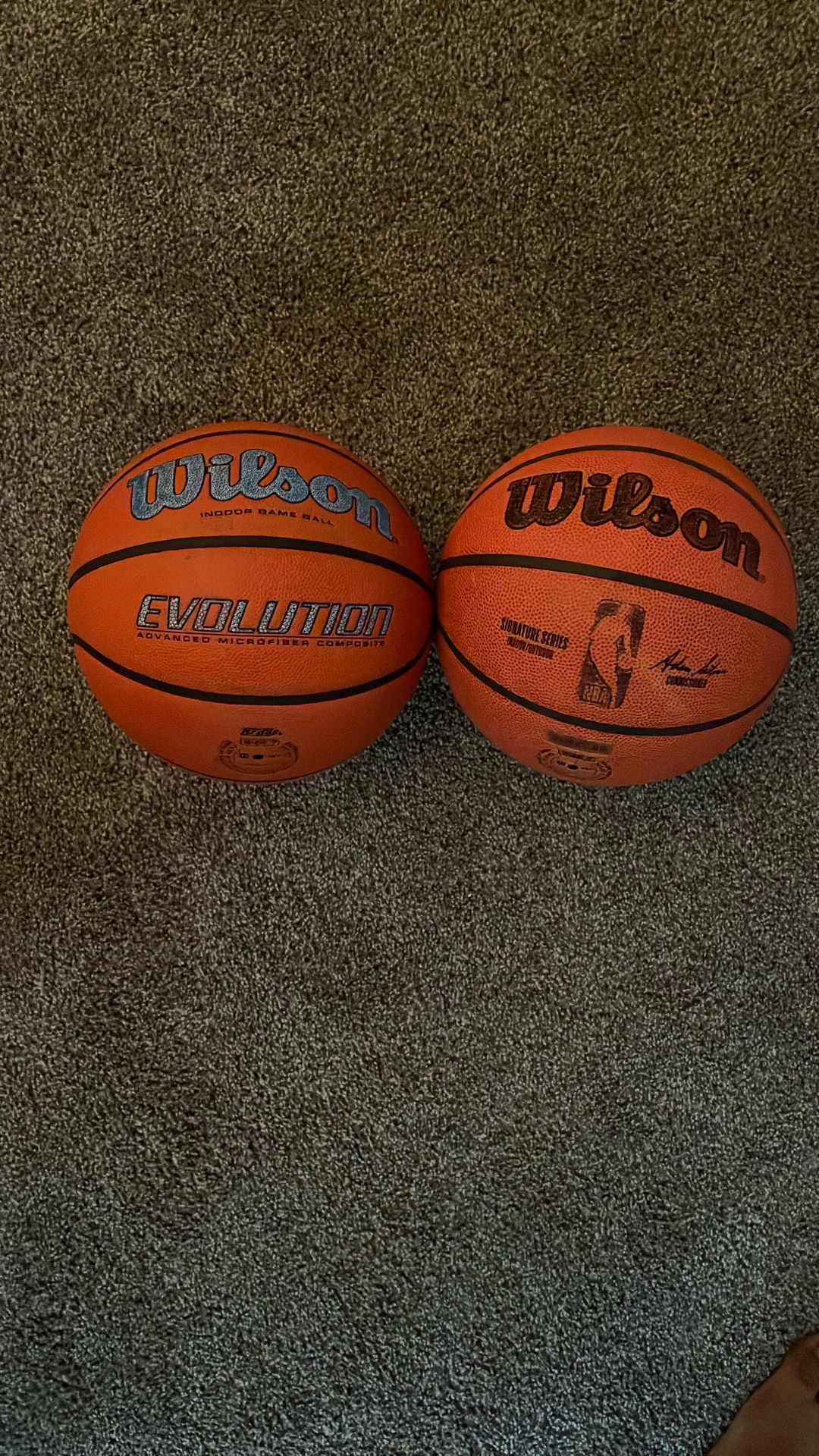 2 Mens 27.5 Basketballs 