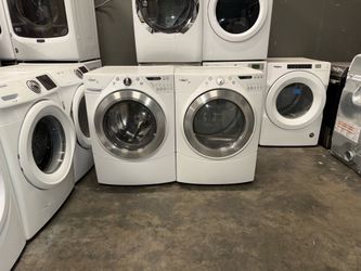 WHIRLPOOL XL CAPACITY WASHER DRYER ELECTRIC SET FREE DELIVERY