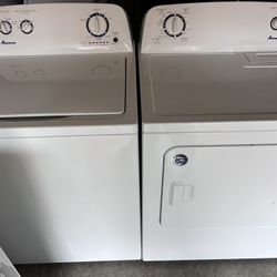 ✨ Amana Washer & Dryer Set – Clean, Works Perfect! Raleigh NC ✨