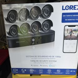 8 Lorex Security Cameras System 