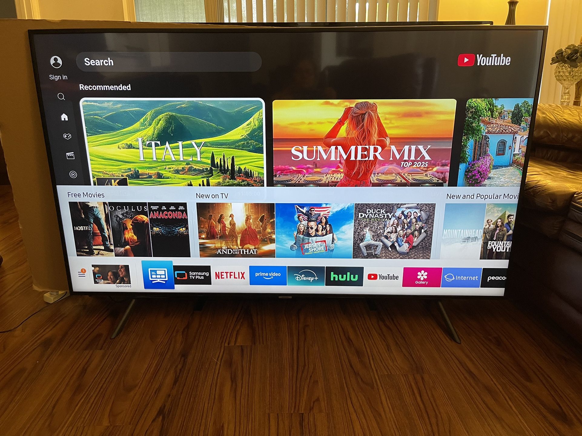 Samsung 65” Smart TV 4K HDR With New Remote Control $230 Firm On Price